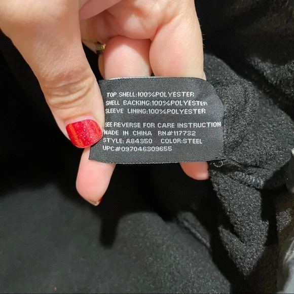 ZeroXposur Plaid Checkered Fleece Lined jacket Black Grey Men’s Size Small - Picture 5 of 7